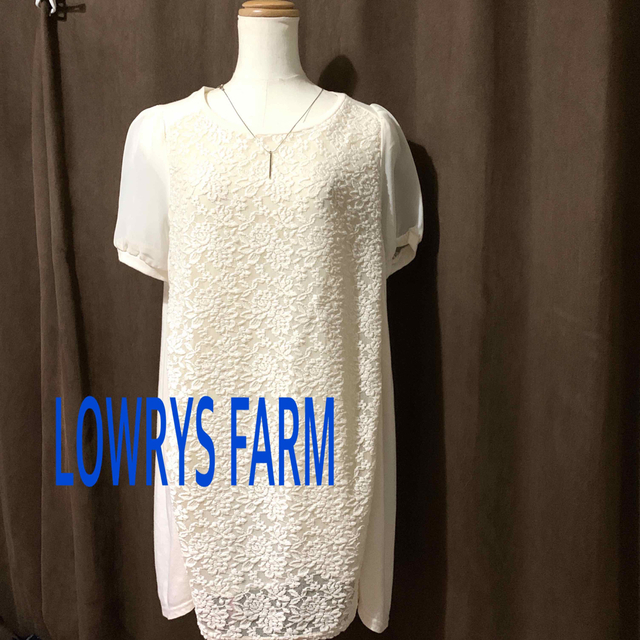 LOWRYS FARM(ローリーズファーム)のLOWRYS FARM⭐︎可愛いチュニックワンピ⭐︎sizeM◆used レディースのワンピース(ミニワンピース)の商品写真