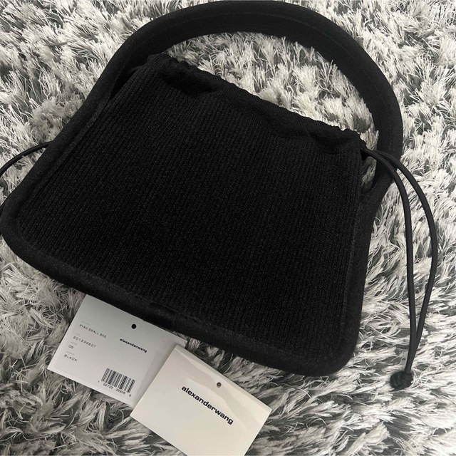 alexander wang ryan メタリック リブニット スモールバッグ 3