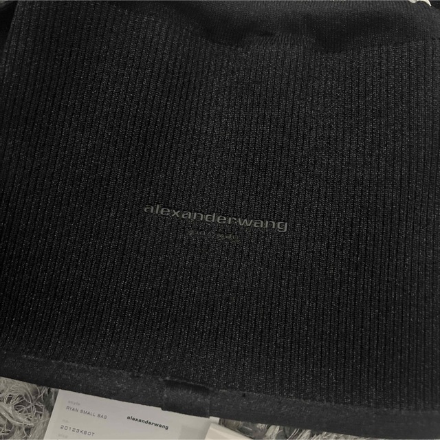 alexander wang ryan メタリック リブニット スモールバッグ 2