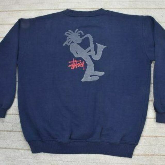 STUSSY シャドーマン スウェット グリーン　90s USA製　USED