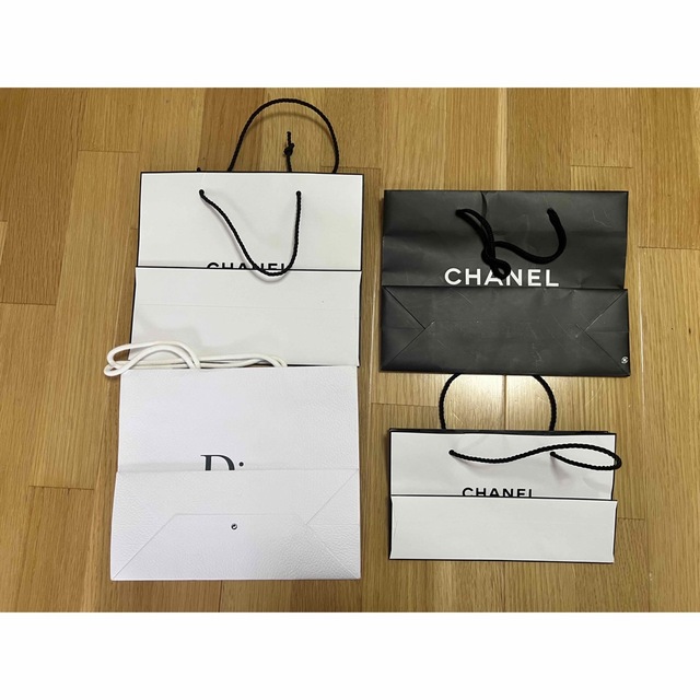 CHANEL(シャネル)のCHANEL DIOR HERMES シャネル　ディオール　エルメス　ショップ袋 レディースのバッグ(ショップ袋)の商品写真