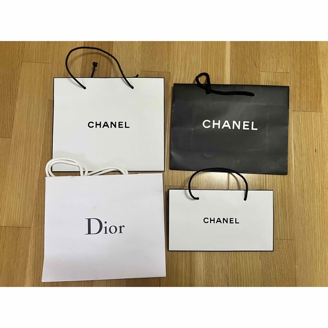 CHANEL(シャネル)のCHANEL DIOR HERMES シャネル　ディオール　エルメス　ショップ袋 レディースのバッグ(ショップ袋)の商品写真