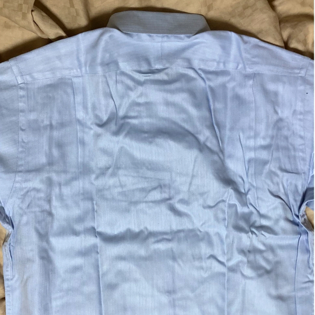 UNIQLO(ユニクロ)のライトブルー 織柄長袖シャツ UNIQLO メンズのトップス(シャツ)の商品写真