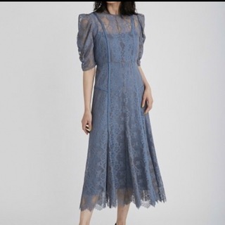 フレイアイディー フォーマル/ドレス（ブルー・ネイビー/青色系）の