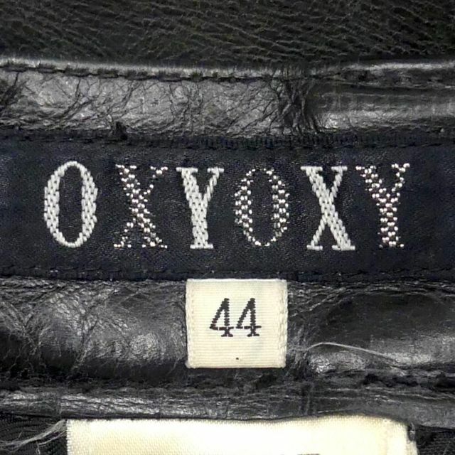 OXY(ROHTO) - レザーパンツ バイク 本革 メンズ 黒 W29 革パンツ 本