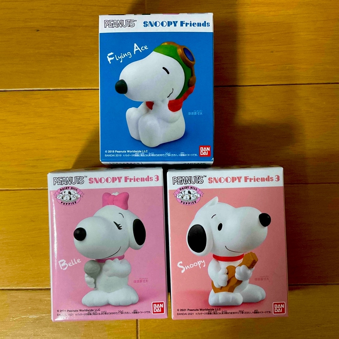 PEANUTS(ピーナッツ)のスヌーピーフレンズ　SNOOPY Friends 3体☆新品未開封★  エンタメ/ホビーのおもちゃ/ぬいぐるみ(キャラクターグッズ)の商品写真