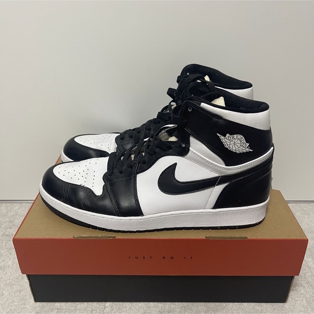 AIR JORDAN 1 RETRO CDP black/whiteソール交換済