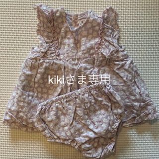 ザラキッズ(ZARA KIDS)のZARA Baby  花柄セットアップ(ロンパース)