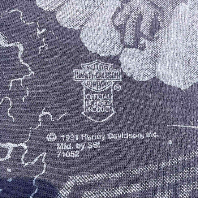 【vintage】90s HARLEY DAVIDSON Tシャツ　両面　総柄 1