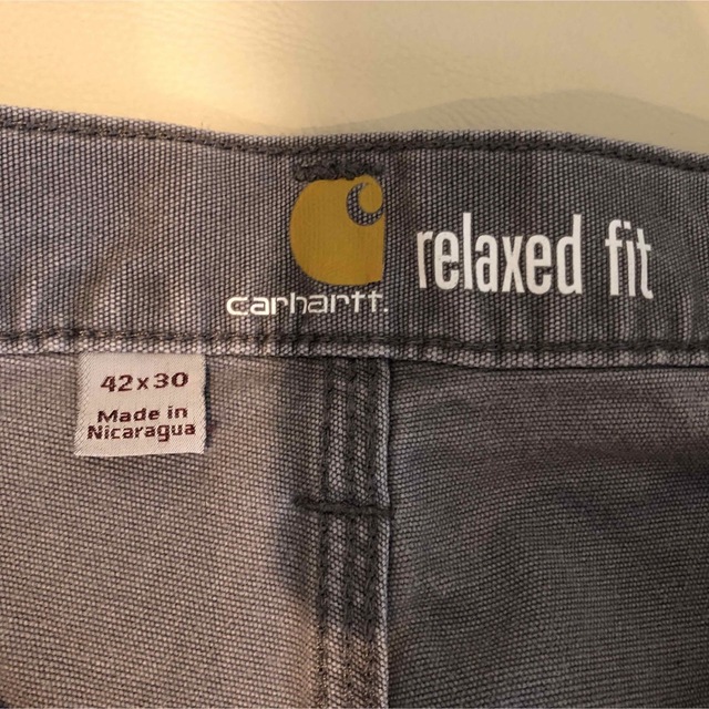 carhartt(カーハート)のカーハート】ワークパンツ42ペインター　グレー　エンブレムタグ　ワンポイント47 メンズのパンツ(ペインターパンツ)の商品写真