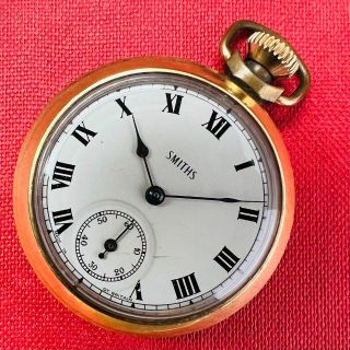 すぐ発送可能! スミス SMITHS 懐中時計 ゴールド 動作良好 イギリス