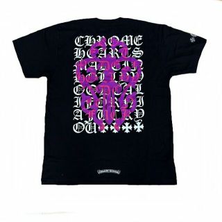 クロムハーツ(Chrome Hearts)のクロムハーツ/Tシャツ/ダガーアイチャート/黒/2023/#L【SA7360】(Tシャツ/カットソー(半袖/袖なし))