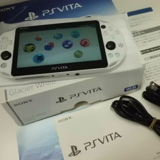 PSVITA PCH-2000 Glacier White携帯用ゲーム機本体