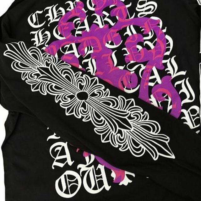 Chrome Hearts(クロムハーツ)のクロムハーツ/ロンT/ダガーアイチャート/黒/2023/#L 【SA7361】 メンズのトップス(Tシャツ/カットソー(七分/長袖))の商品写真