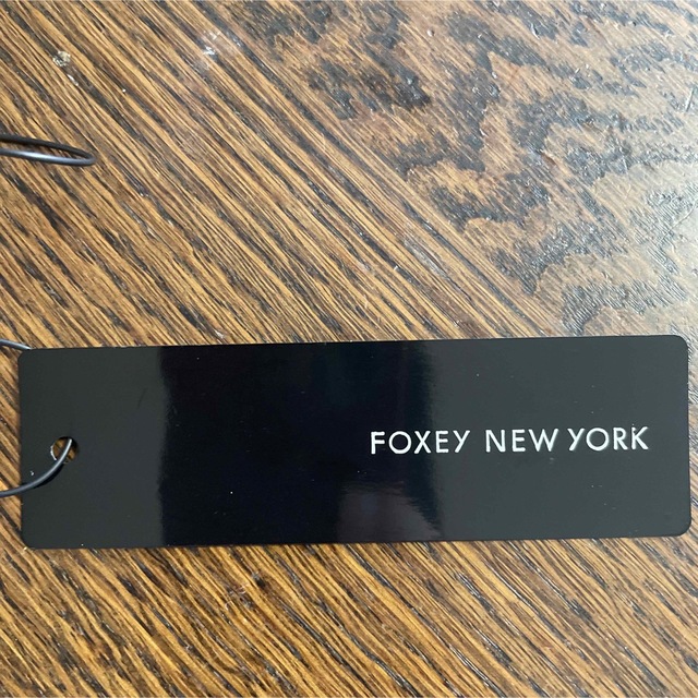 【極美品】FOXEY NEWYORK ノースリーブワンピース 自宅洗濯可能