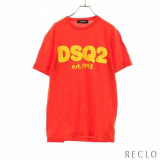 ディースクエアード(DSQUARED2)の Tシャツ レッド イエロー ロゴ(Tシャツ/カットソー(半袖/袖なし))