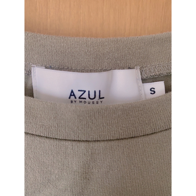 AZUL by moussy(アズールバイマウジー)の片側しわ寄せTシャツワンピ♡ レディースのワンピース(その他)の商品写真