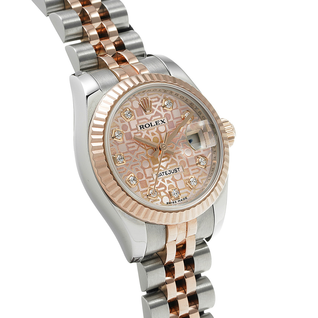 ロレックス ROLEX 179171G Z番(2007年頃製造) ピンクコンピュータ /ダイヤモンド レディース 腕時計 3