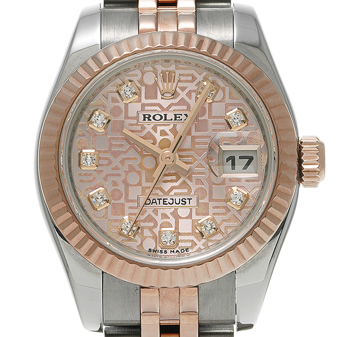 ロレックス ROLEX 179171G Z番(2007年頃製造) ピンクコンピュータ /ダイヤモンド レディース 腕時計 6