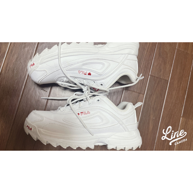 FILA(フィラ)のFILA  ハート　スニーカー　ホワイト レディースの靴/シューズ(スニーカー)の商品写真