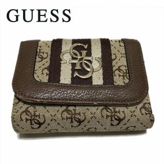 ゲス(GUESS)のGUESS ゲス 折り財布 ブラウン レディース(財布)