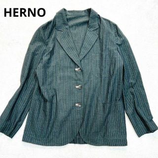 数量限定・即納特価!! 【極美品/伊製】HERNO DONNA デニムテーラード