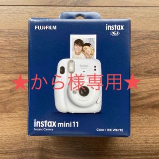 フジフイルム(富士フイルム)のFUJI FILM INSTAX MINI 11 ICE WHITE インスタン(フィルムカメラ)