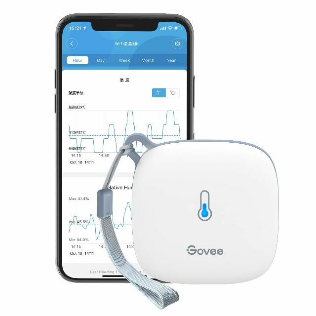 Govee WiFi 温度計 湿度計 高精度 ワイヤレス デジタル温湿度計 スマ