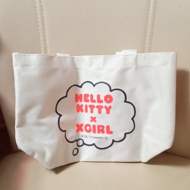 【くまのプーたんさん様専用】キティ　X-girl　ミニトートバッグ レディースのバッグ(トートバッグ)の商品写真