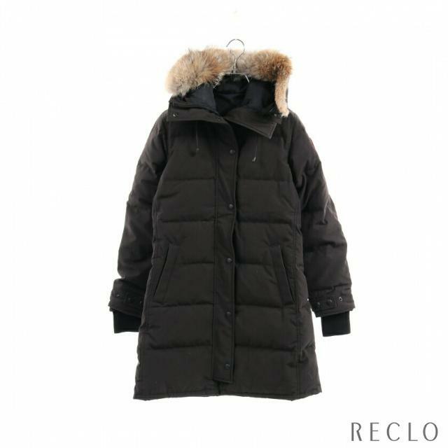 CANADA GOOSE(カナダグース)のSHELBURNE PARKA シェルバーンパーカ ダウンコート ブラック フード付き レディースのジャケット/アウター(ダウンコート)の商品写真