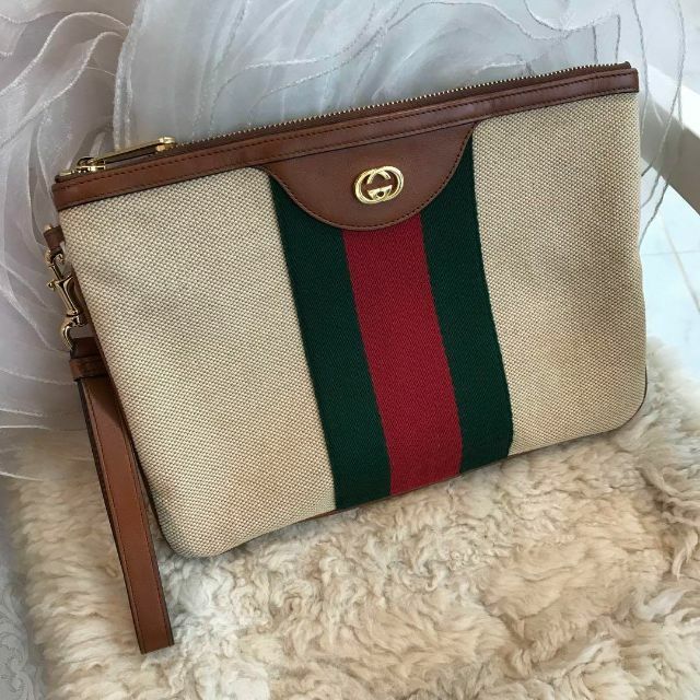 ☆美品☆GUCCI シェリー クラッチバッグ インターロッキングG 576053-