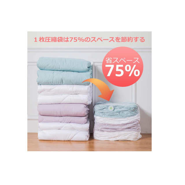 圧縮袋 3枚セット 布団 掃除機 衣類 旅行 不要 立体 防カビ 湿気対策 母の通販 by DarkAzarea|ラクマ 圧縮袋 衣類 旅行 布団 掃除機不要t 立体hn 防カビ 湿気対策 3枚セット