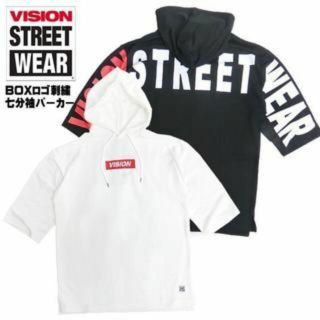 ヴィジョン ストリート ウェア(VISION STREET WEAR)の(新品)VISION STREET　半袖 パーカー(パーカー)