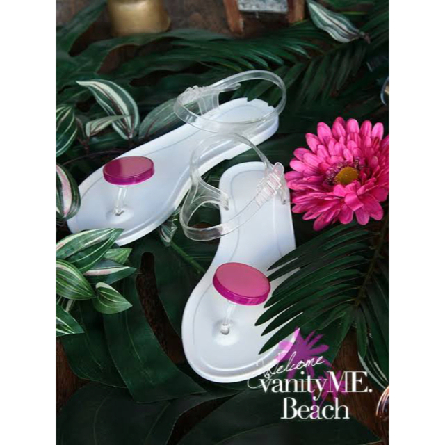 【beach sale ビーチセール】ドロップパーツサンダル レディースの靴/シューズ(ビーチサンダル)の商品写真