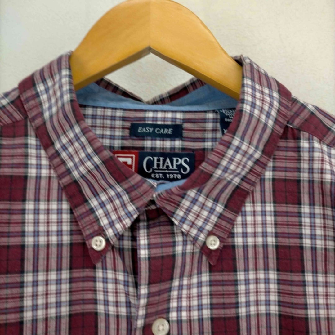 CHAPS(チャップス) 刺繍チェックシャツ メンズ トップス カジュアルシャツ 2
