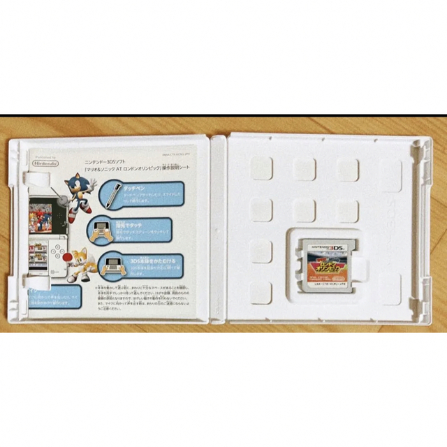 ニンテンドー3DS(ニンテンドー3DS)のマリオテニス　オープン　マリオ　ソニック　ロンドンオリンピック　3ds エンタメ/ホビーのゲームソフト/ゲーム機本体(携帯用ゲームソフト)の商品写真