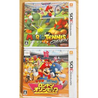 ニンテンドー3DS(ニンテンドー3DS)のマリオテニス　オープン　マリオ　ソニック　ロンドンオリンピック　3ds(携帯用ゲームソフト)