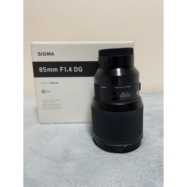 SIGMA(シグマ)のSIGMA 85mm F1.4 DG ART ソニーEマウント SONY スマホ/家電/カメラのカメラ(レンズ(単焦点))の商品写真