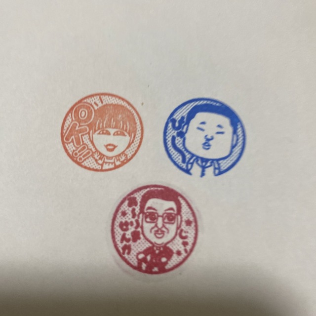 吉本新喜劇　ハンコ　３つセット エンタメ/ホビーのタレントグッズ(お笑い芸人)の商品写真