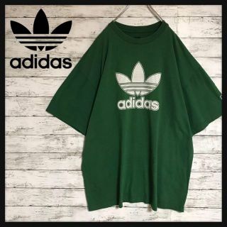 アディダス(adidas)の【メキシコ製】アディダス　センターデカロゴTシャツ　入手困難　90s　Ｈ374(Tシャツ/カットソー(半袖/袖なし))