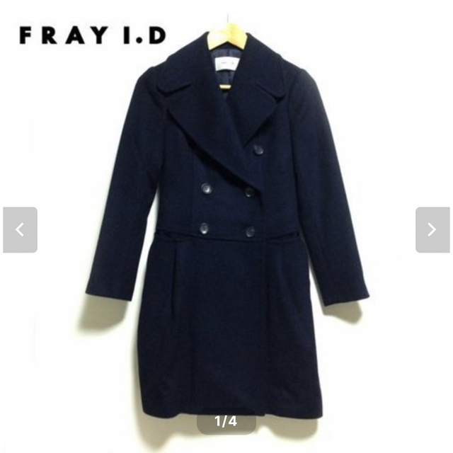 FRAY I.D フレイアイディー 美品 ネイビーコート 121028