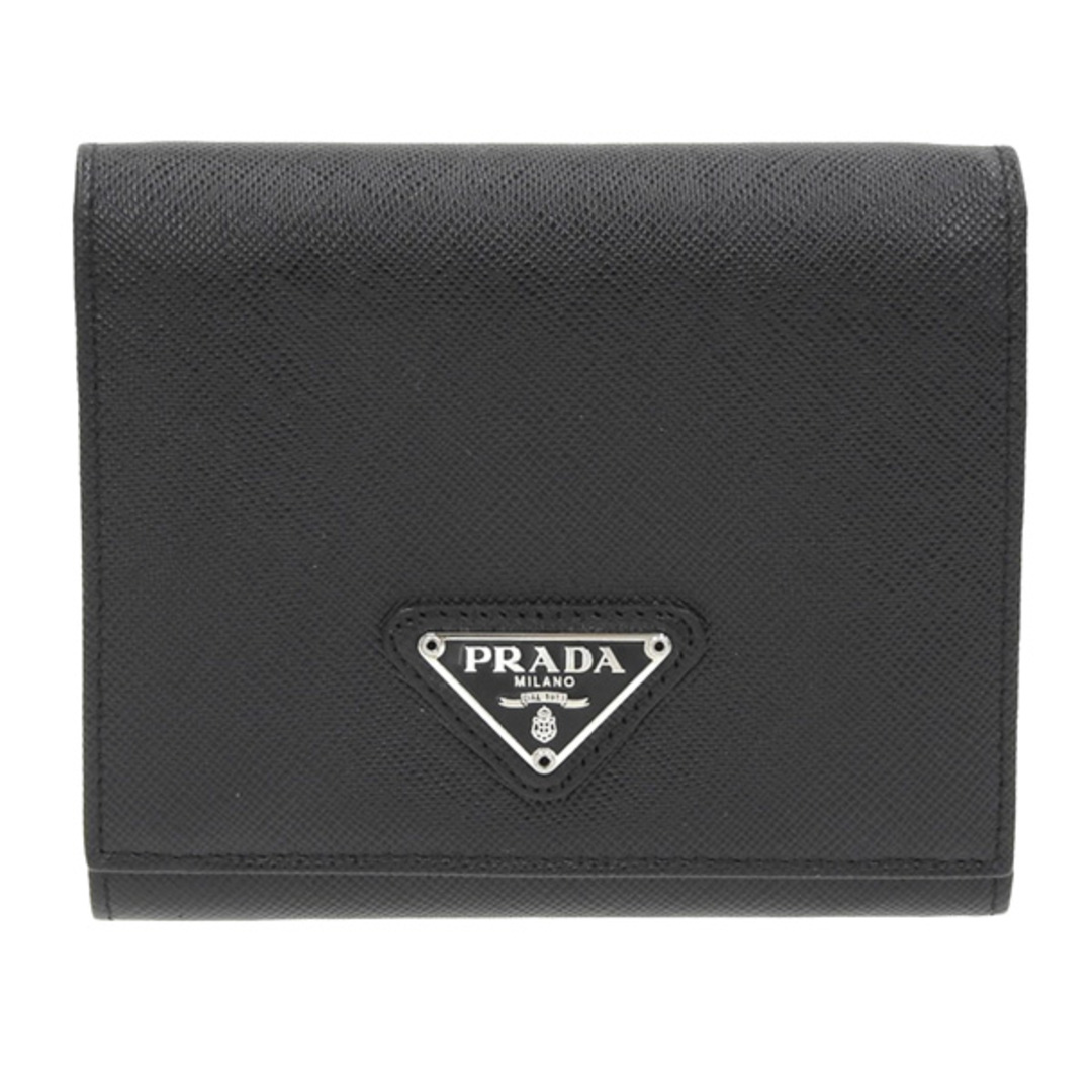 ｂ169 PRADA プラダ 3つ折り財布 赤系 コンパクト ウォレット レッド