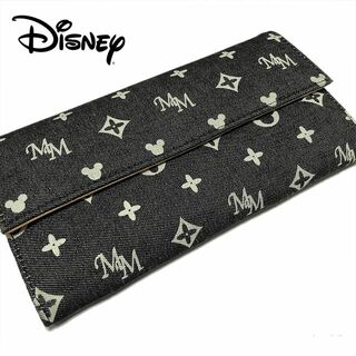 ディズニー(Disney)のDisney ディズニー フラップ 長財布 グレー レディース(財布)