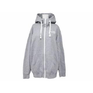 ザノースフェイス(THE NORTH FACE)のTHE NORTH FACE ザノースフェイス Rearview Full Zip Hoodie リアビューフルジップフーディ NT62130 グレー 美品 中古 41154(トレーナー/スウェット)