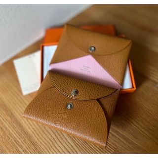 エルメス(Hermes)のHERMES  カルヴィデュオ ヴェルソ(名刺入れ/定期入れ)