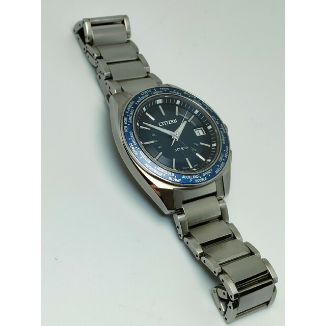 高評価】 CITIZEN - 人気モデル シチズン アテッサ 電波ソーラー 軽量