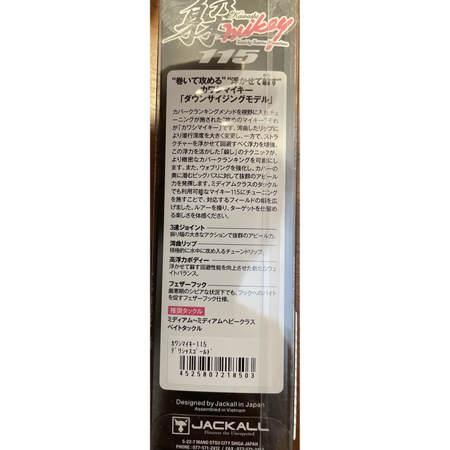 JACKALL(ジャッカル)のコイケ17mm & ジャッカル ジョイント&ビッグベイト 3セット スポーツ/アウトドアのフィッシング(ルアー用品)の商品写真