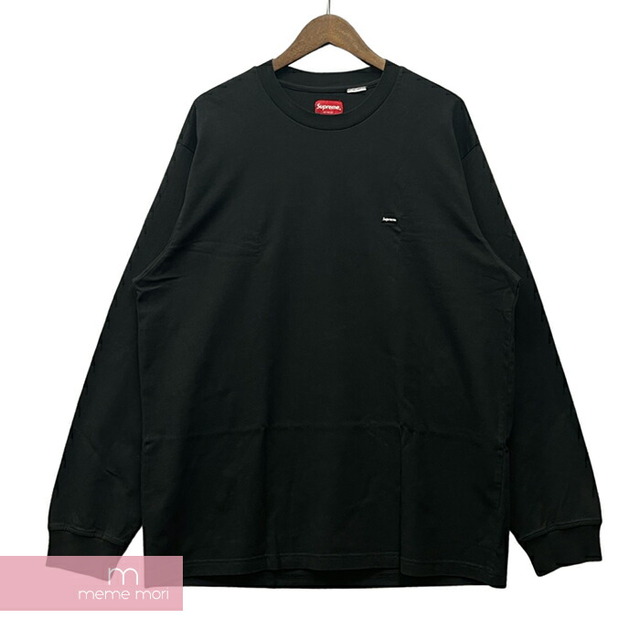 Supreme 2023SS Small Box L/S Tee Black シュプリーム スモールボックスロングスリーブTシャツ 長袖カットソー ロンT スモールボックスロゴ ブラック サイズM【230528】【新古品】【me04】