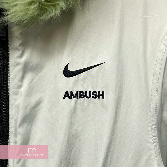 NIKE - AMBUSH×NIKE 2018AW Reversible Faux Fur Coat Jade Horizon