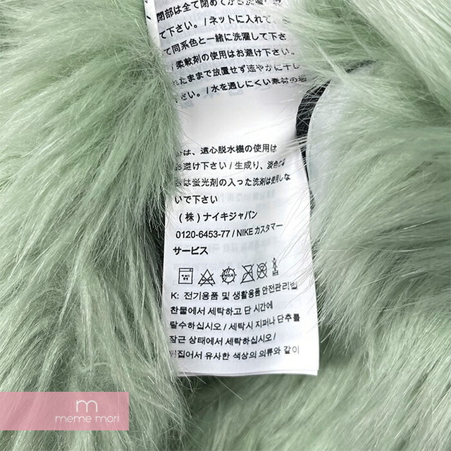 NIKE - AMBUSH×NIKE 2018AW Reversible Faux Fur Coat Jade Horizon